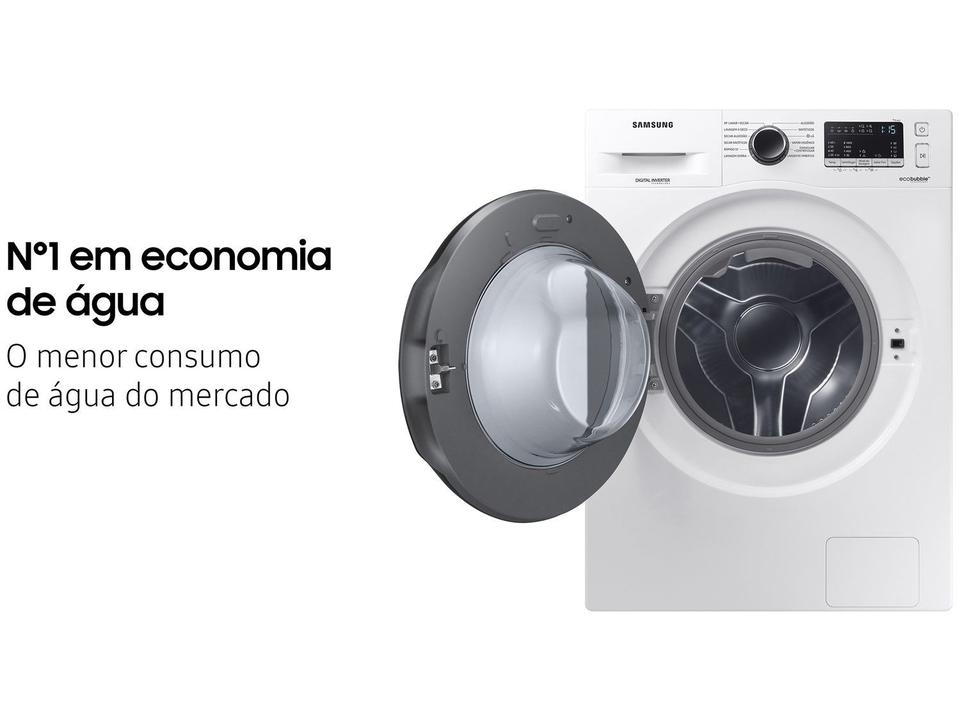 Lava e Seca Samsung 11kg Inverter 3 em 1 Água Quente e Fria Branca WD11A4453BW - 2