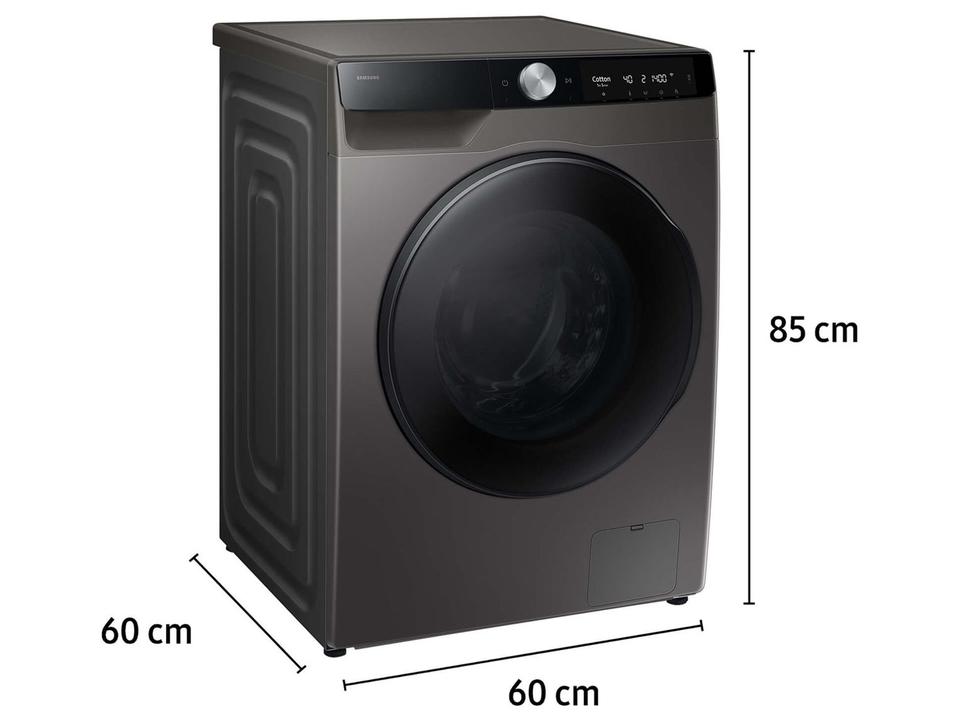 Lava e Seca Samsung 13kg AI Control WD13FG Digital Inverter Smart Fria e Quente Inox - 11