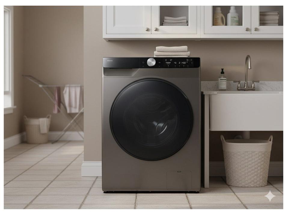 Lava e Seca Samsung 13kg AI Control WD13FG Digital Inverter Smart Fria e Quente Inox - 1