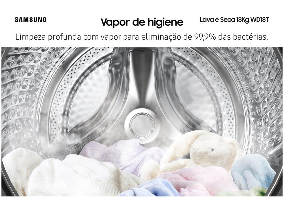 Lava e Seca Samsung 18kg Smart WD18T6500GV - 16