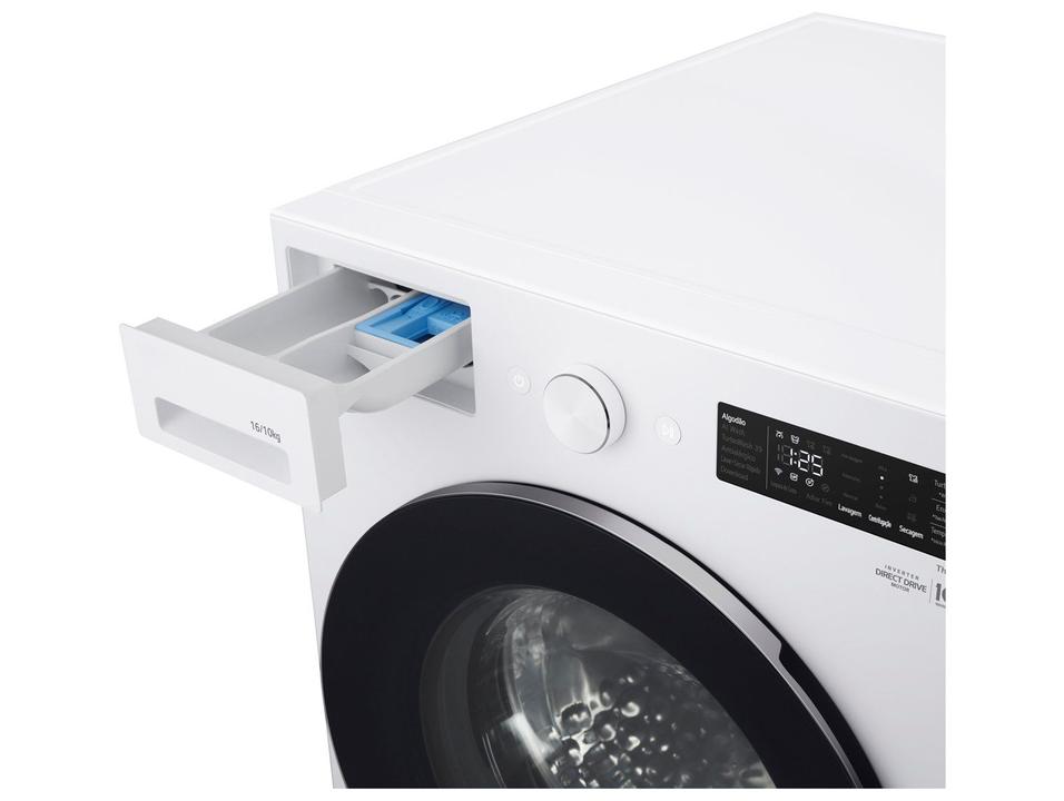 Lava e Seca Smart LG 16kg WD16WNT Inverter Smart Água Fria e Quente Branca - 15