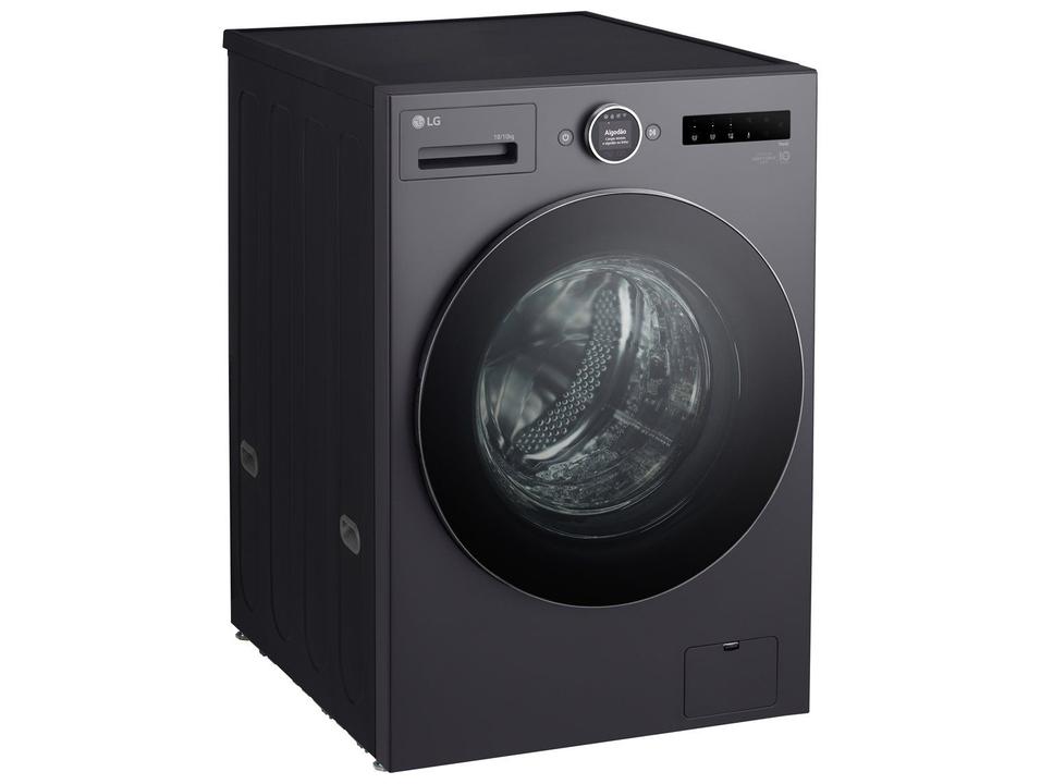 Lava e Seca Smart LG 18kg WD18GNT Motor Inverter Direct Drive Água Fria e Quente Black Inox - 21