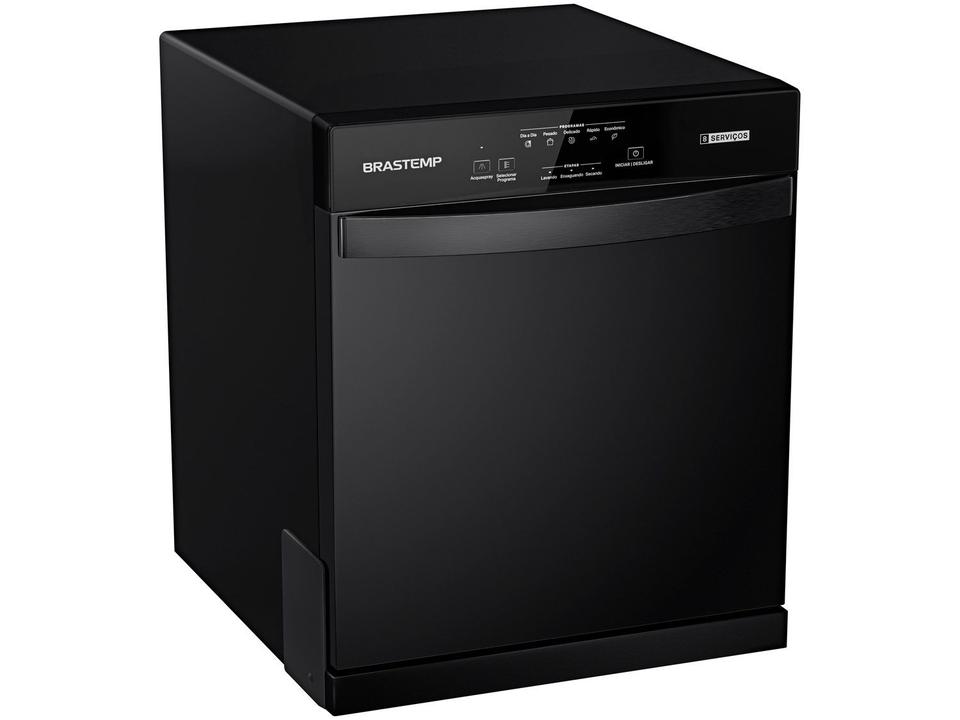 Lava-Louças Brastemp 08 Serviços BLF08AE Quente Preta - 2