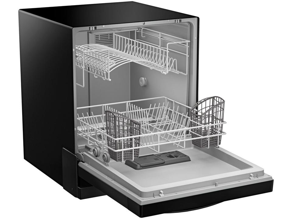 Lava-Louças Brastemp 08 Serviços BLF08AE Quente Preta - 4