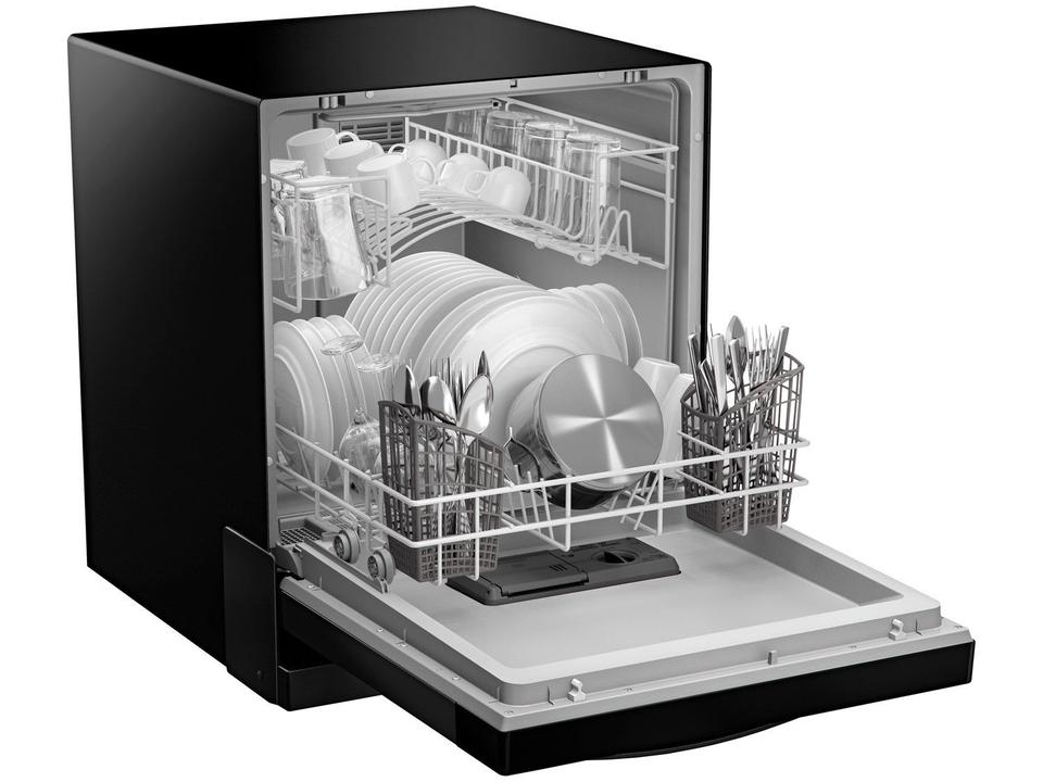 Lava-Louças Brastemp 08 Serviços BLF08AE Quente Preta - 3