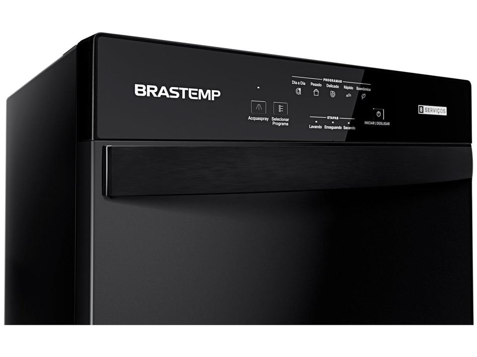 Lava-Louças Brastemp 08 Serviços BLF08AE Quente Preta - 5