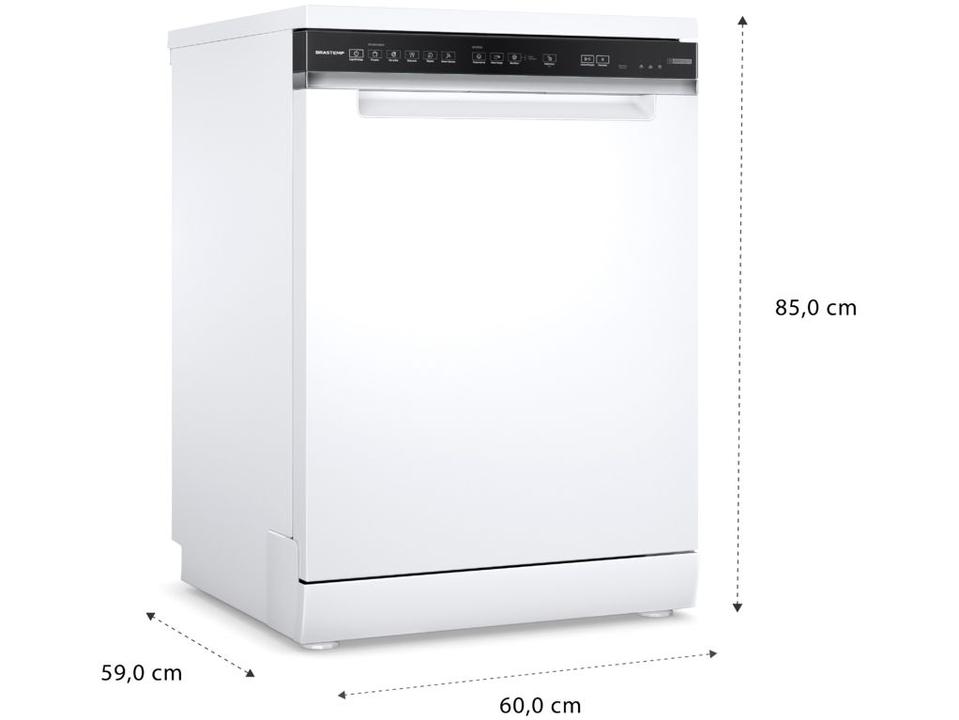 Lava-louças Brastemp de Embutir 15 Serviços BLF61AB Branca - 8