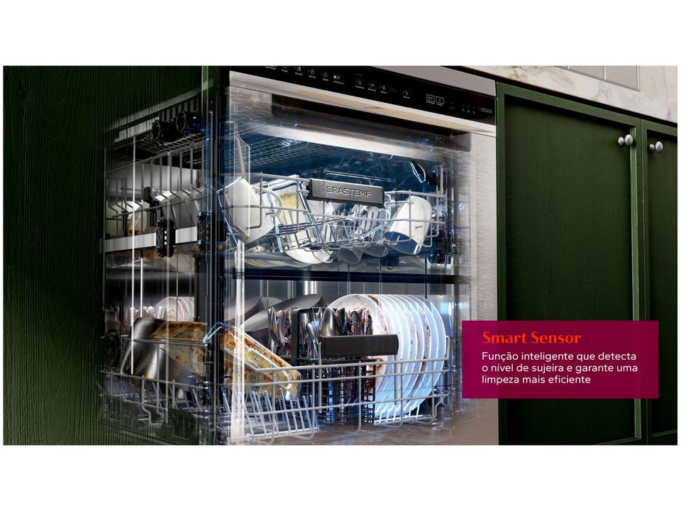 Lava-louças Brastemp de Embutir 15 Serviços BLF61AE Preta - 1