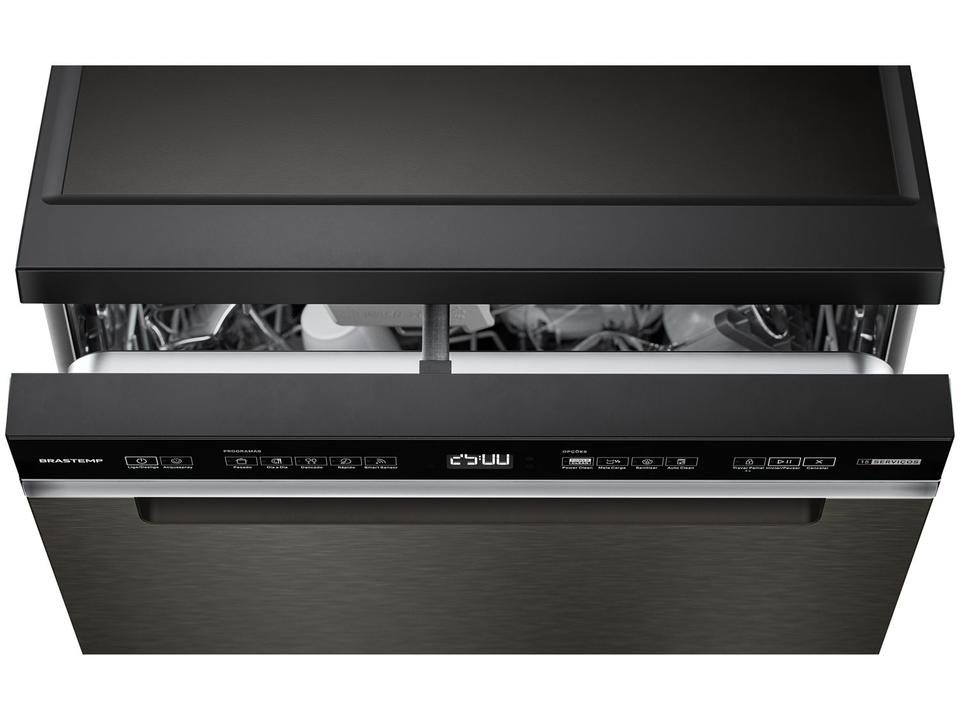Lava-louças Brastemp de Embutir 15 Serviços Eclipse Collection BLF62AP Preta - 6