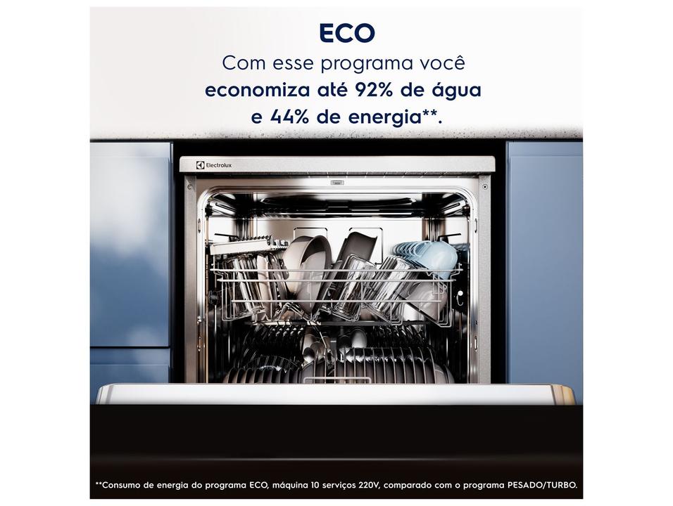 Lava-louças Electrolux 10 Serviços com Função Higienizar LS10E Prata - 7