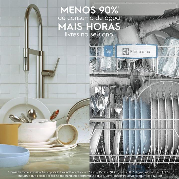 Lava-louças Electrolux 14 Serviços Função Higienizar Experience LL14P - 8