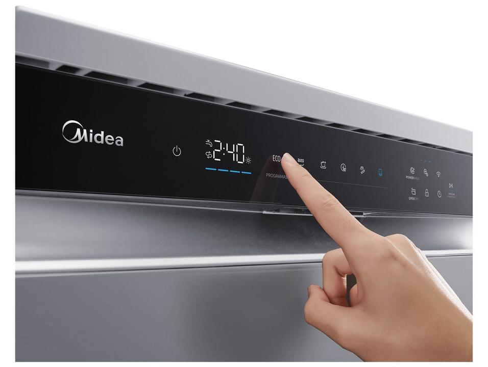 Lava-louças Midea 16 Serviços com Função Higienizar MDWEF1633GBS1 Inox - 3