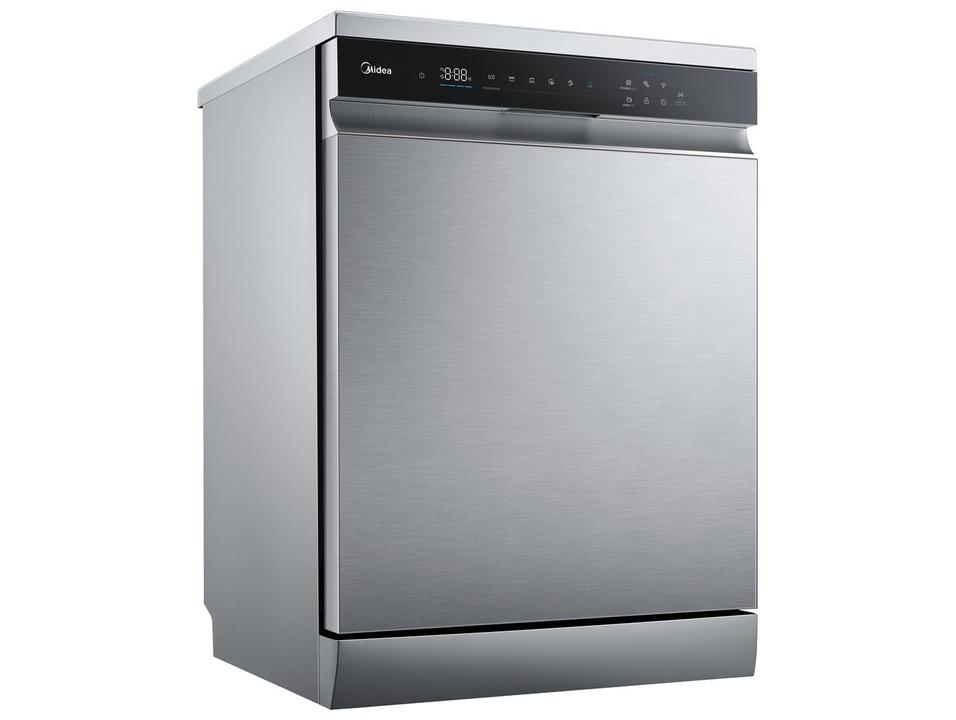Lava-louças Midea 16 Serviços com Função Higienizar MDWEF1633GBS1 Inox - 7