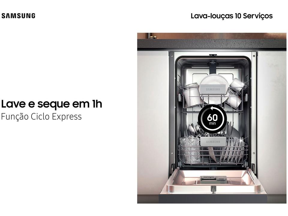 Lava-louças Samsung 10 Serviços com Função - 9