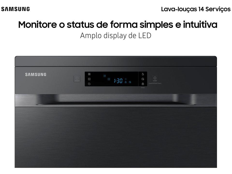 Lava-louças Samsung 14 Serviços com Função Higienizar DW60C7050FG Preta - 7