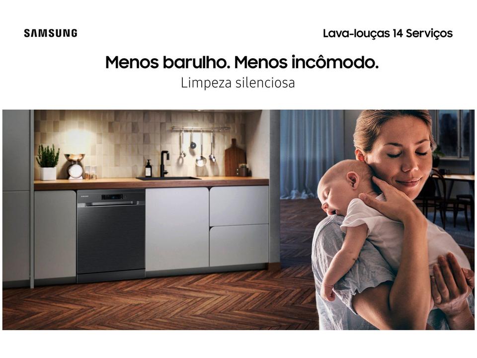 Lava-louças Samsung 14 Serviços com Função Higienizar DW60C7050FG Preta - 3