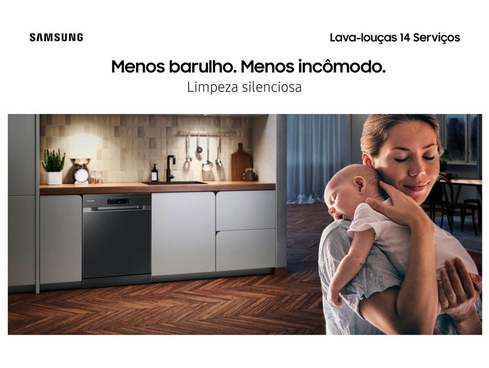 Lava-louças Samsung 14 Serviços com Função Higienizar DW60C7050FG Preta - 5