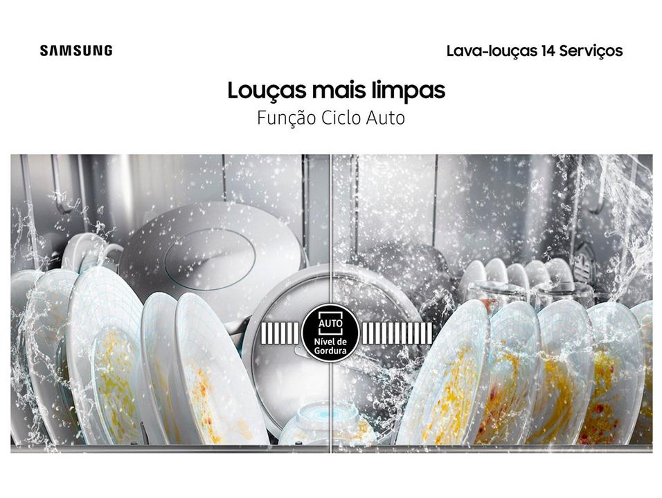 Lava-louças Samsung 14 Serviços com Função Higienizar DW60C7050FG Preta - 7