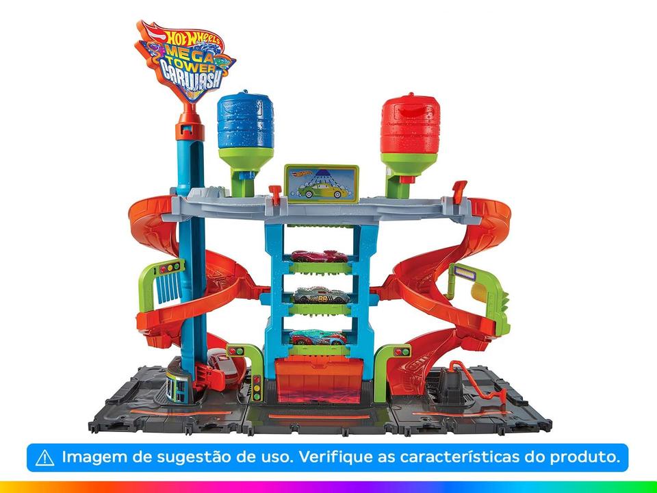 Lava-rápido de Brinquedo Hot Wheels City - 1