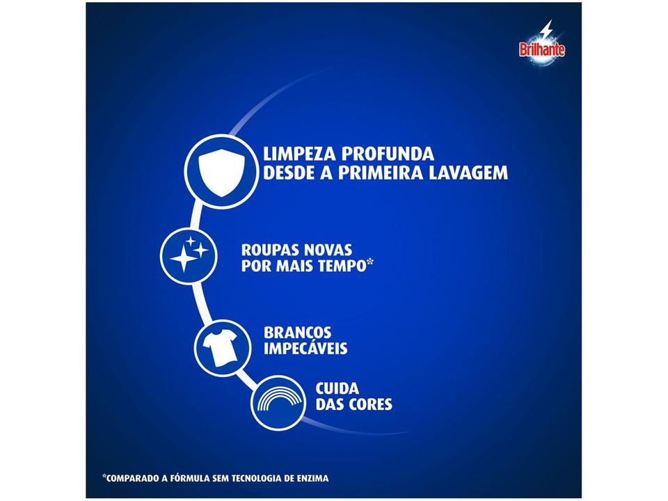 Lava Roupas em Pó Brilhante Limpeza Total 4kg - 5