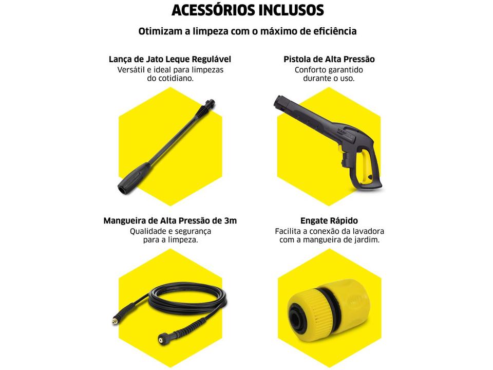 Lavadora de Alta Pressão Karcher 1740 Libras 1400W K2 Plus - 8