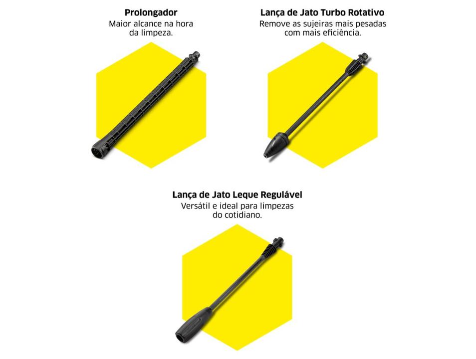 Lavadora de Alta Pressão Karcher 1815 Libras 1500W K3 Force Car - 5