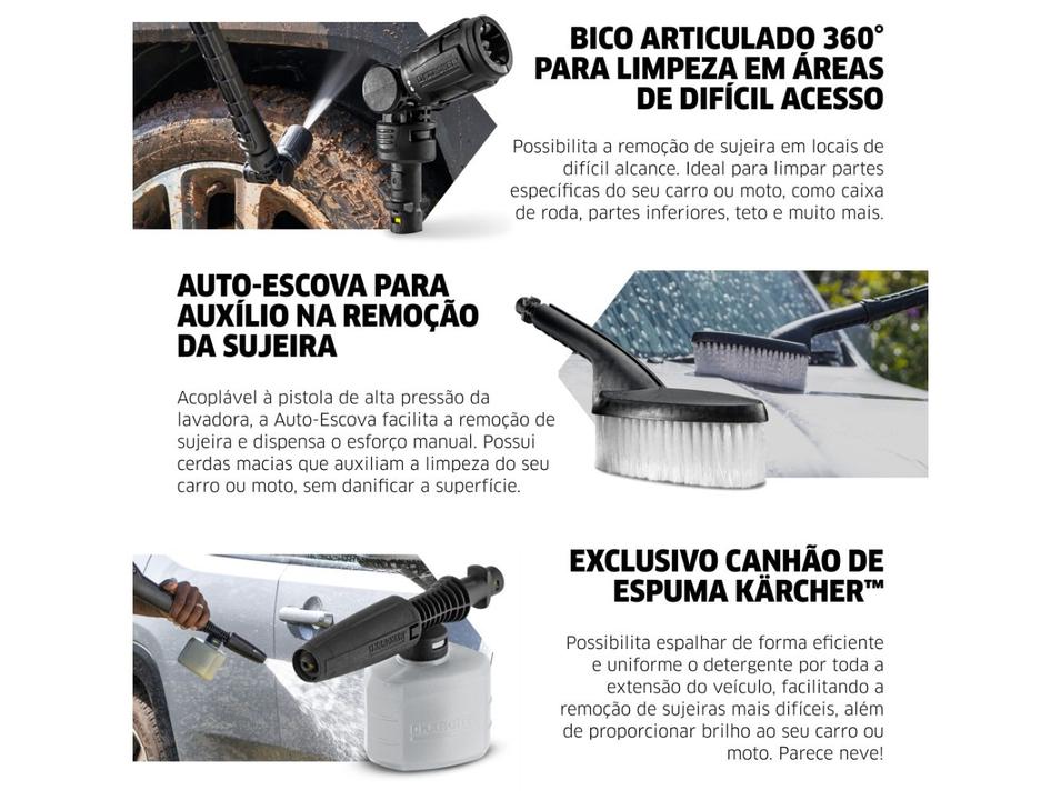 Lavadora de Alta Pressão Karcher 1815 Libras 1500W K3 Force Car - 2