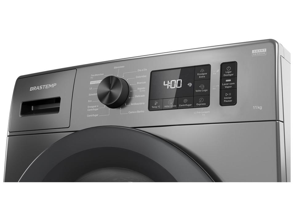 Lavadora de Roupas Brastemp 11kg Aço Inox  15 Programas de Lavagem Titanium - 12