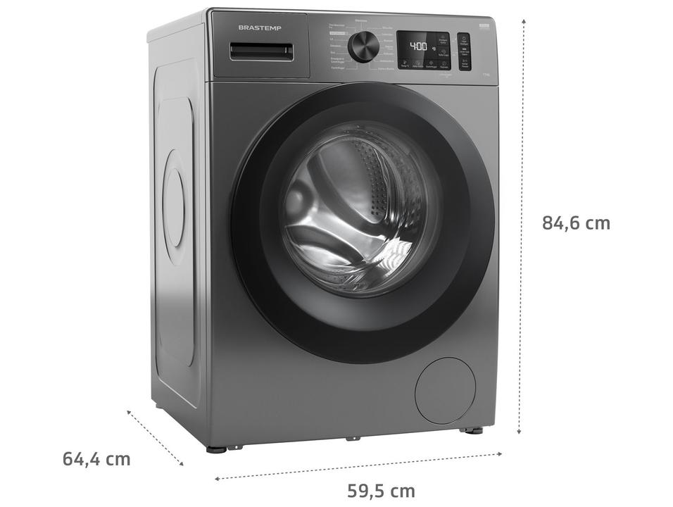 Lavadora de Roupas Brastemp 11kg Aço Inox  15 Programas de Lavagem Titanium - 14