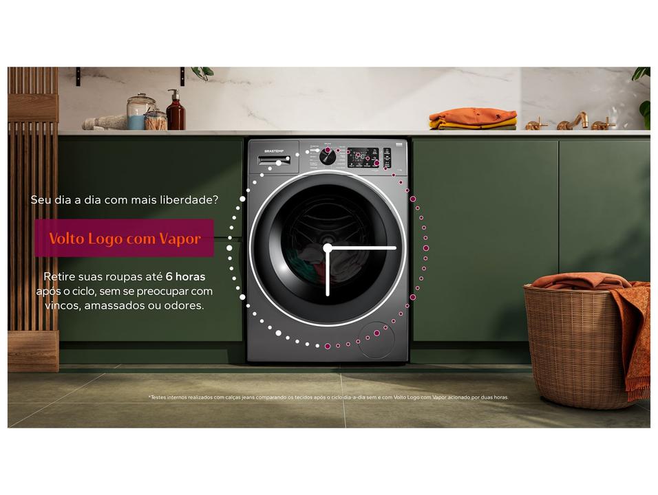 Lavadora de Roupas Brastemp 11kg Aço Inox  15 Programas de Lavagem Titanium - 2