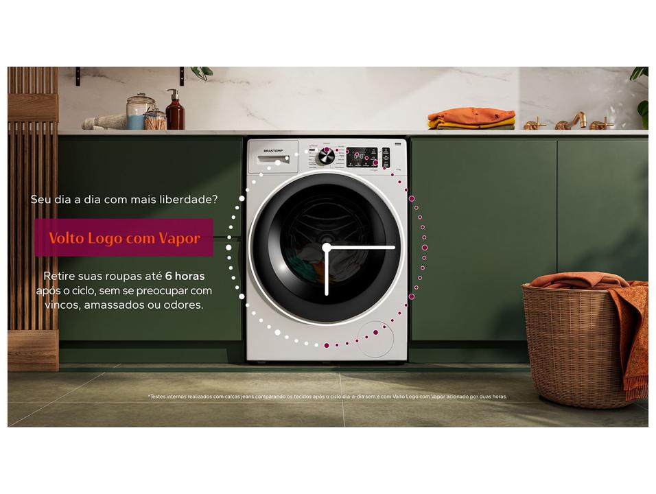 Lavadora de Roupas Brastemp 11kg Cesto Inox  15 Programas de Lavagem Branco BNF11ABANA - 2