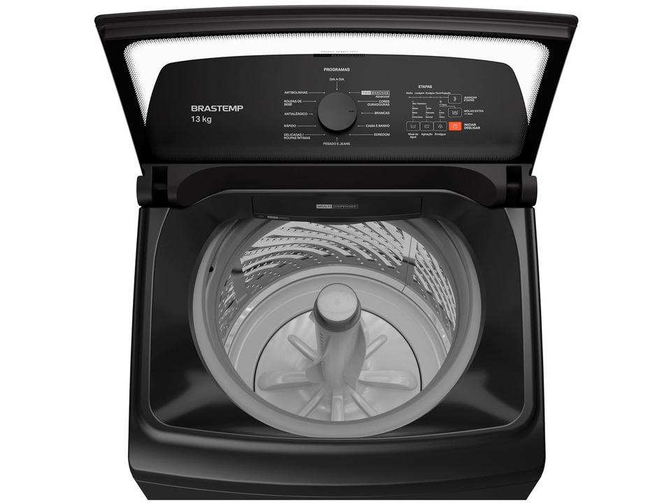 Lavadora de Roupas Brastemp 13kg Cesto Inox 12 Programas de Lavagem Platinum BWK13 - 6