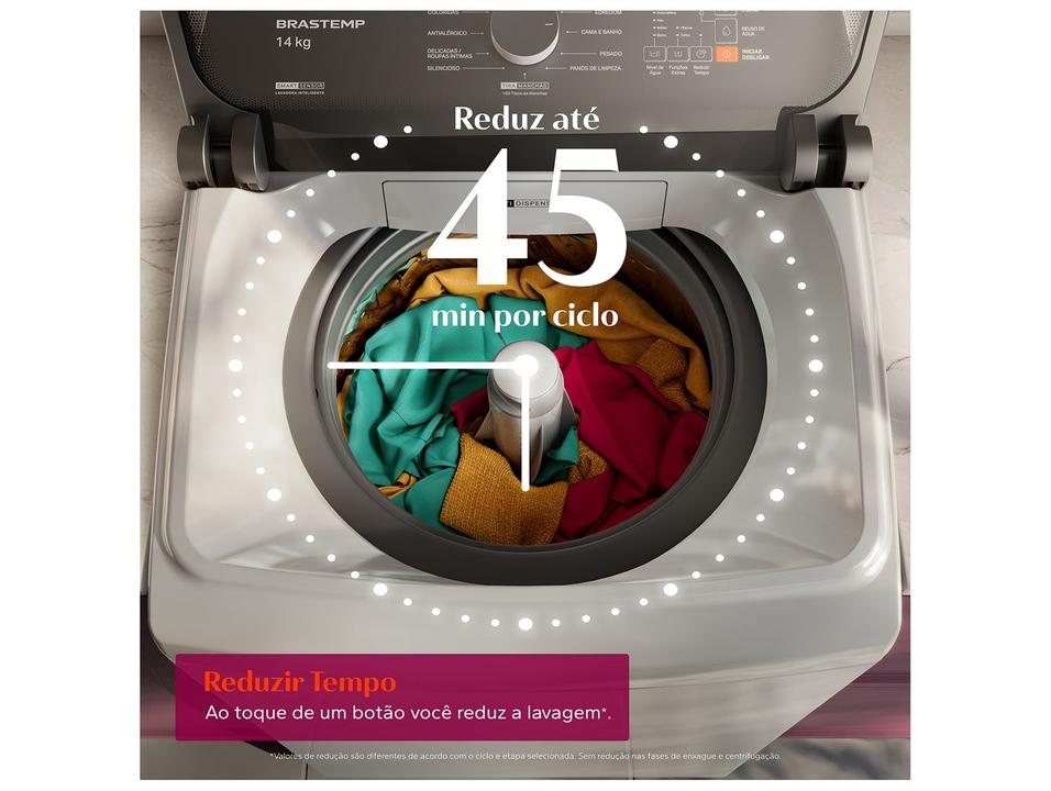 Lavadora de Roupas Brastemp 14kg Cesto Inox 12 Programas de Lavagem Branca BWJ14ABBNA - 3