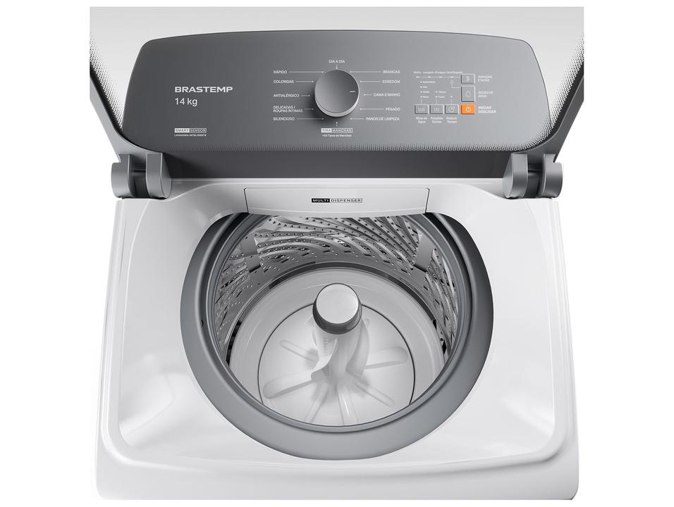 Lavadora de Roupas Brastemp 14kg Cesto Inox 12 Programas de Lavagem Branca BWJ14ABBNA - 9