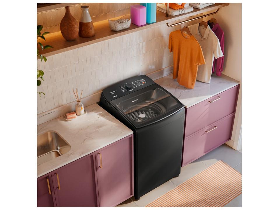 Lavadora de Roupas Brastemp 14kg Cesto Inox 12 Programas de Lavagem Cinza Platinum BWJ14A9 - 4