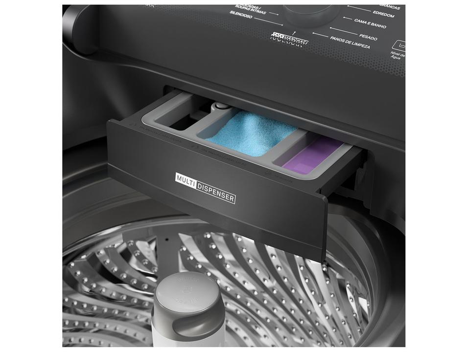 Lavadora de Roupas Brastemp 14kg Cesto Inox 12 Programas de Lavagem Cinza Platinum BWJ14A9 - 8