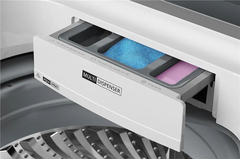 Lavadora de Roupas Brastemp 15kg Cesto Inox 12 Programas de Lavagem Branca BWF15AB - 6