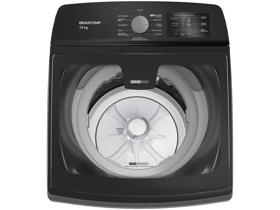 Lavadora de Roupas Brastemp 16kg 12 Programas de Lavagem Titânio BWD16 - 6