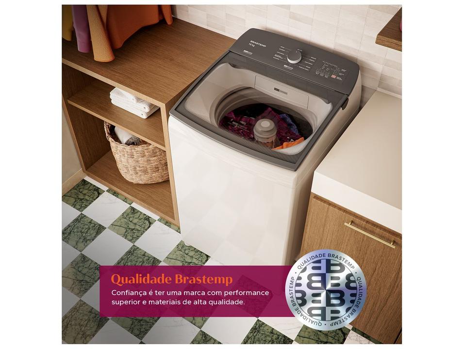 Lavadora de Roupas Brastemp 16kg Cesto Inox 12 programas Branco BWF16AB - 5