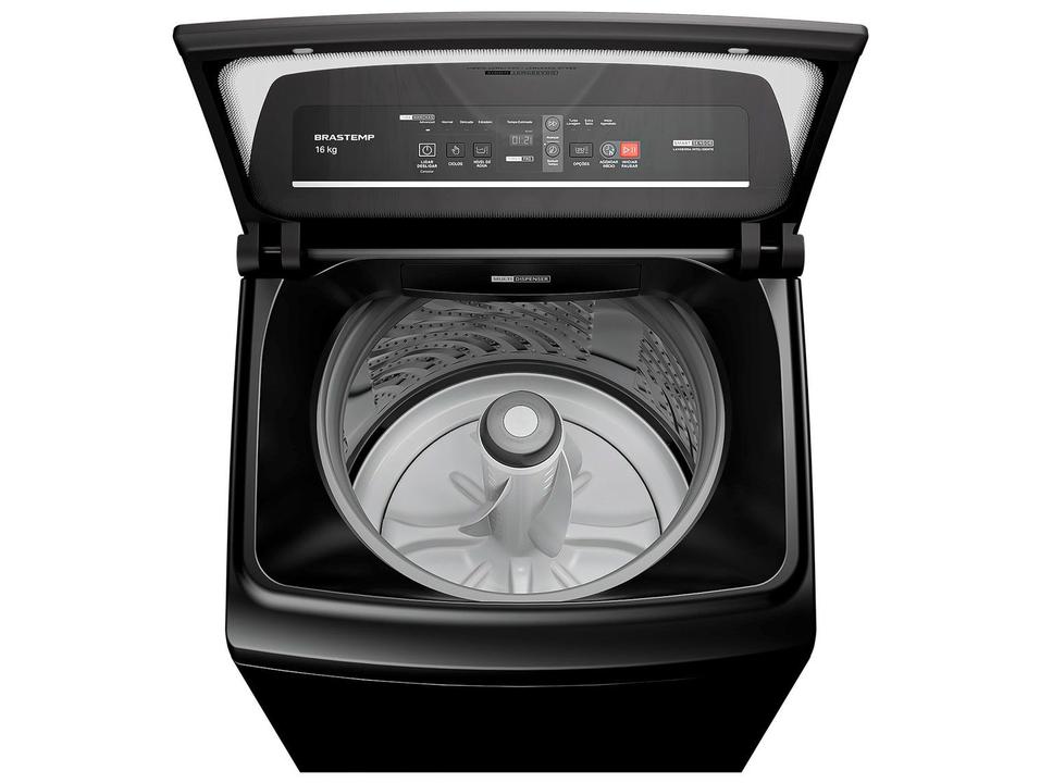 Lavadora de Roupas Brastemp 16kg Cesto Inox 12 Programas de Lavagem Cinza BWT16A9 - 9