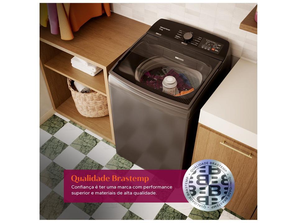 Lavadora de Roupas Brastemp 16kg Cesto Inox 4 Programas de Lavagem Cinza BWF16A9 - 4