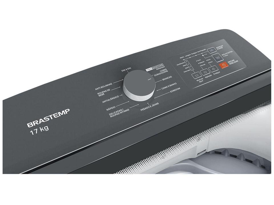 Lavadora de Roupas Brastemp 17kg Cesto Inox 12 Programas de Lavagem Branca BWK17 - 5