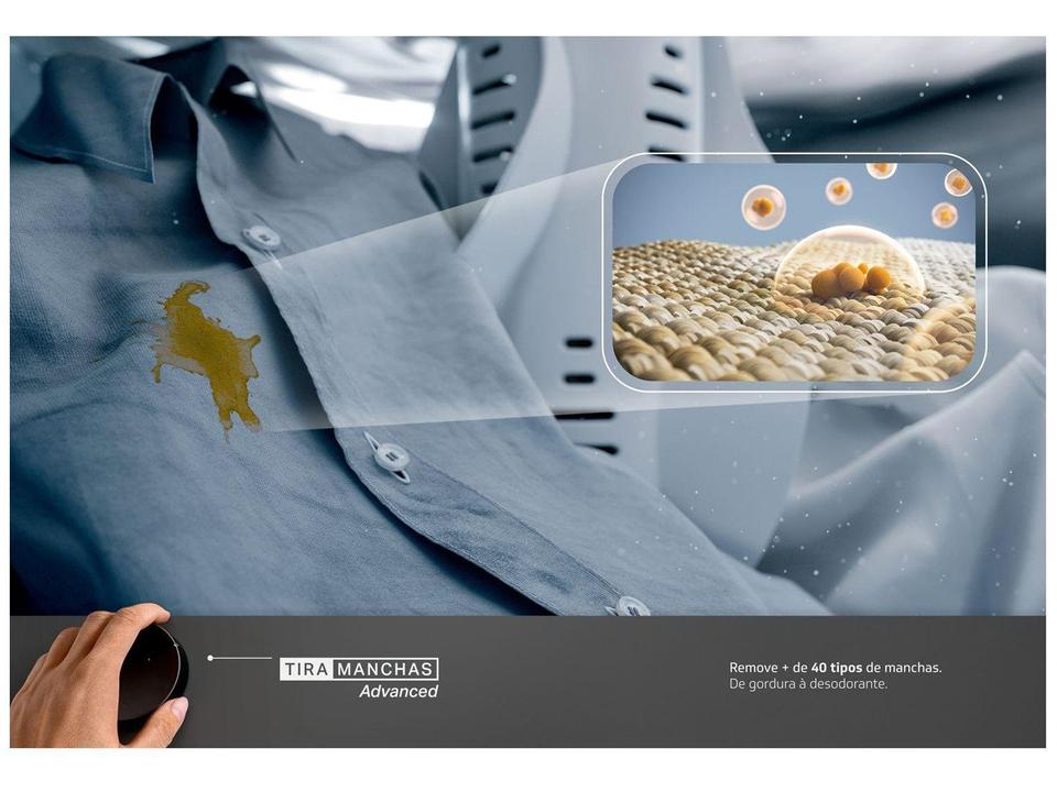 Lavadora de Roupas Brastemp 17kg Cesto Inox 12 Programas de Lavagem Branca BWK17 - 9