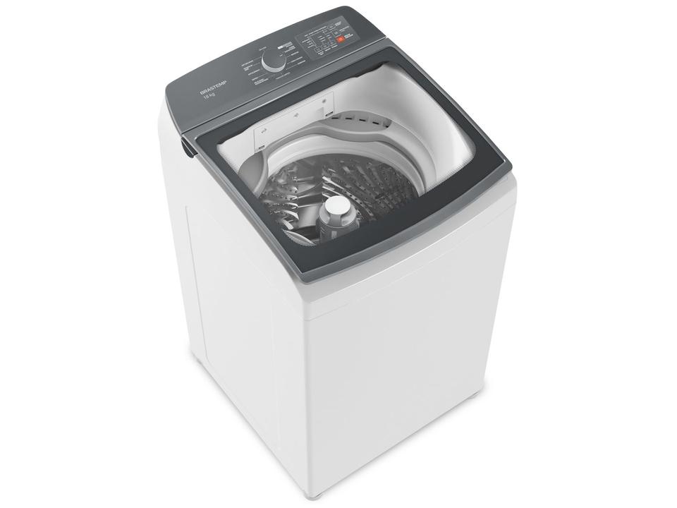 Lavadora de Roupas Brastemp 18kg Cesto Inox 12 Programas de Lavagem Branca BWF18AB - 4