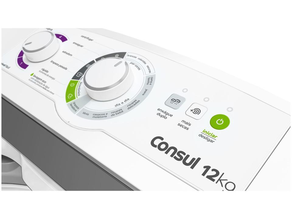 Lavadora de Roupas Consul 12kg 16 Programas de Lavagem Branca CWH12 - 8