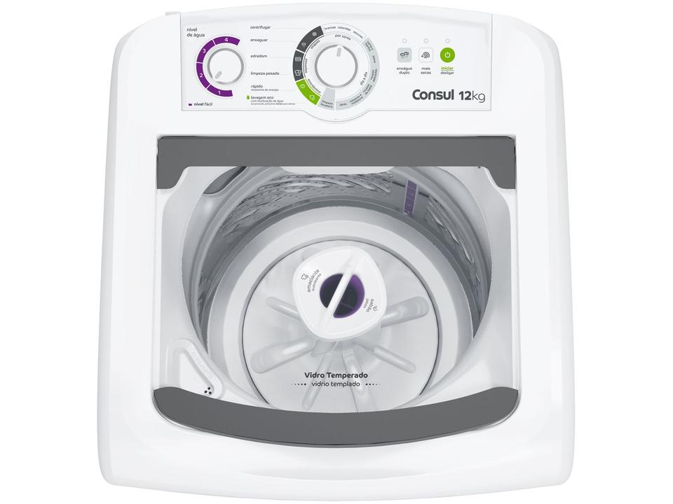 Lavadora de Roupas Consul 12kg 16 Programas de Lavagem Branca CWH12 - 6