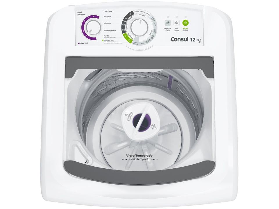 Lavadora de Roupas Consul 12kg 16 Programas de Lavagem Branca CWH12 - 6