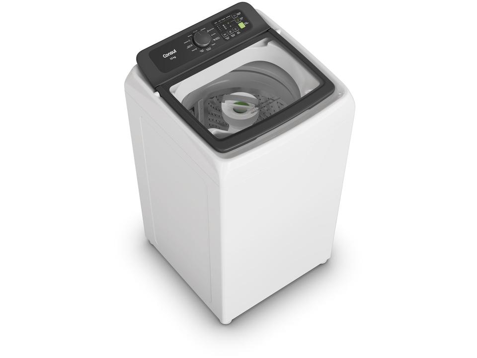 Lavadora de Roupas Consul 13kg Cesto Inox 12 Programas de Lavagem Branca CWN13AB - 9