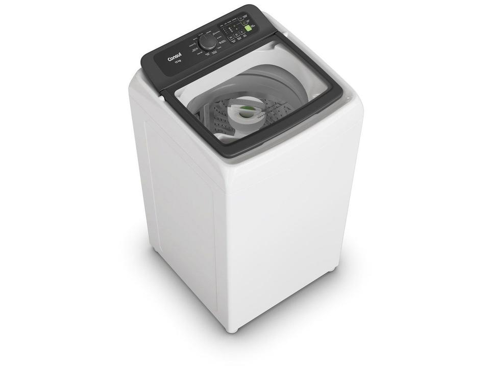 Lavadora de Roupas Consul 13kg Cesto Inox 12 Programas de Lavagem Branca CWN13AB - 10