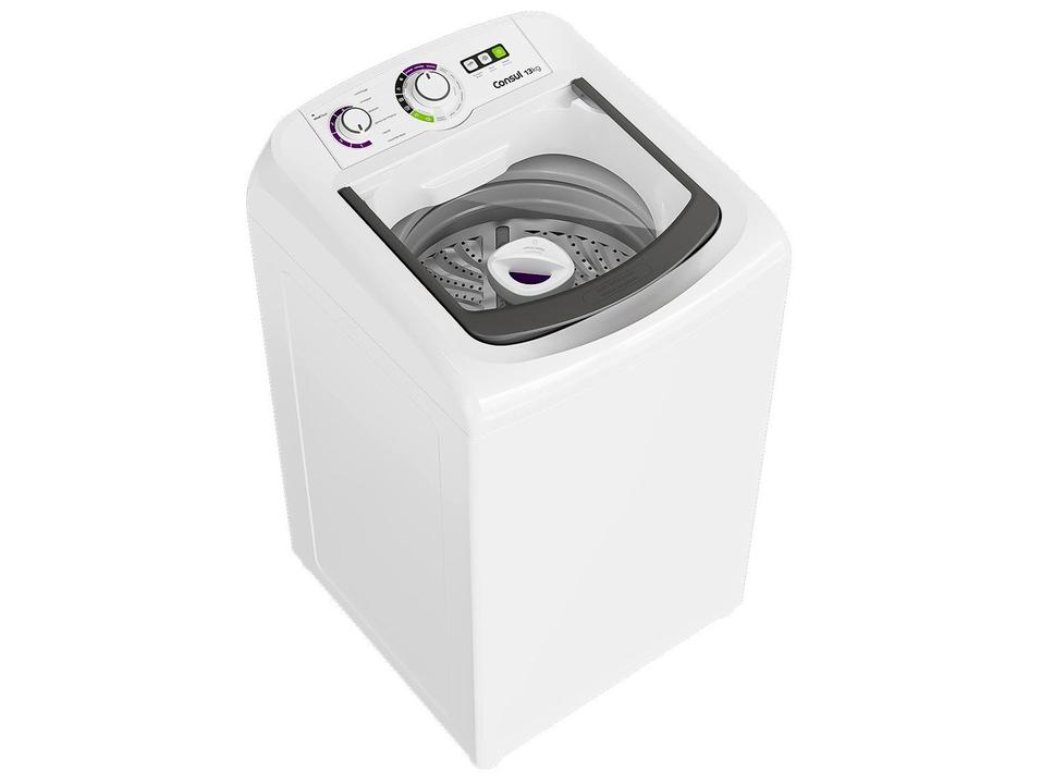 Lavadora de Roupas Consul 13kg Cesto Inox 16 Programas de Lavagem Branca CWH13AB - 11